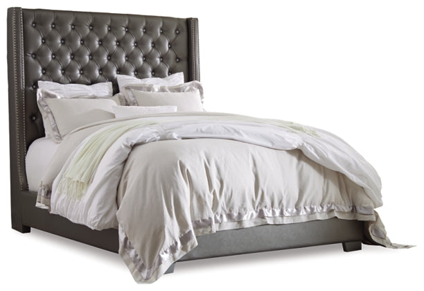 5PCS QUEEN BEDROOM B650B13/B7/46/93-ASH