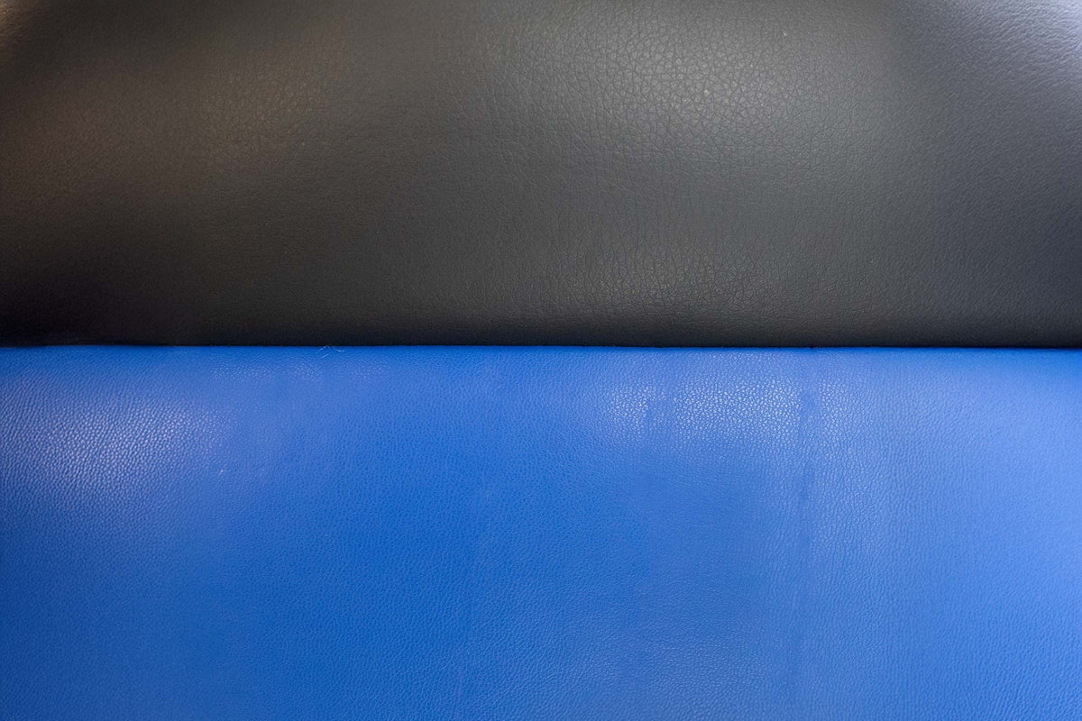Office Chair/Faux Leather - Black+Blu