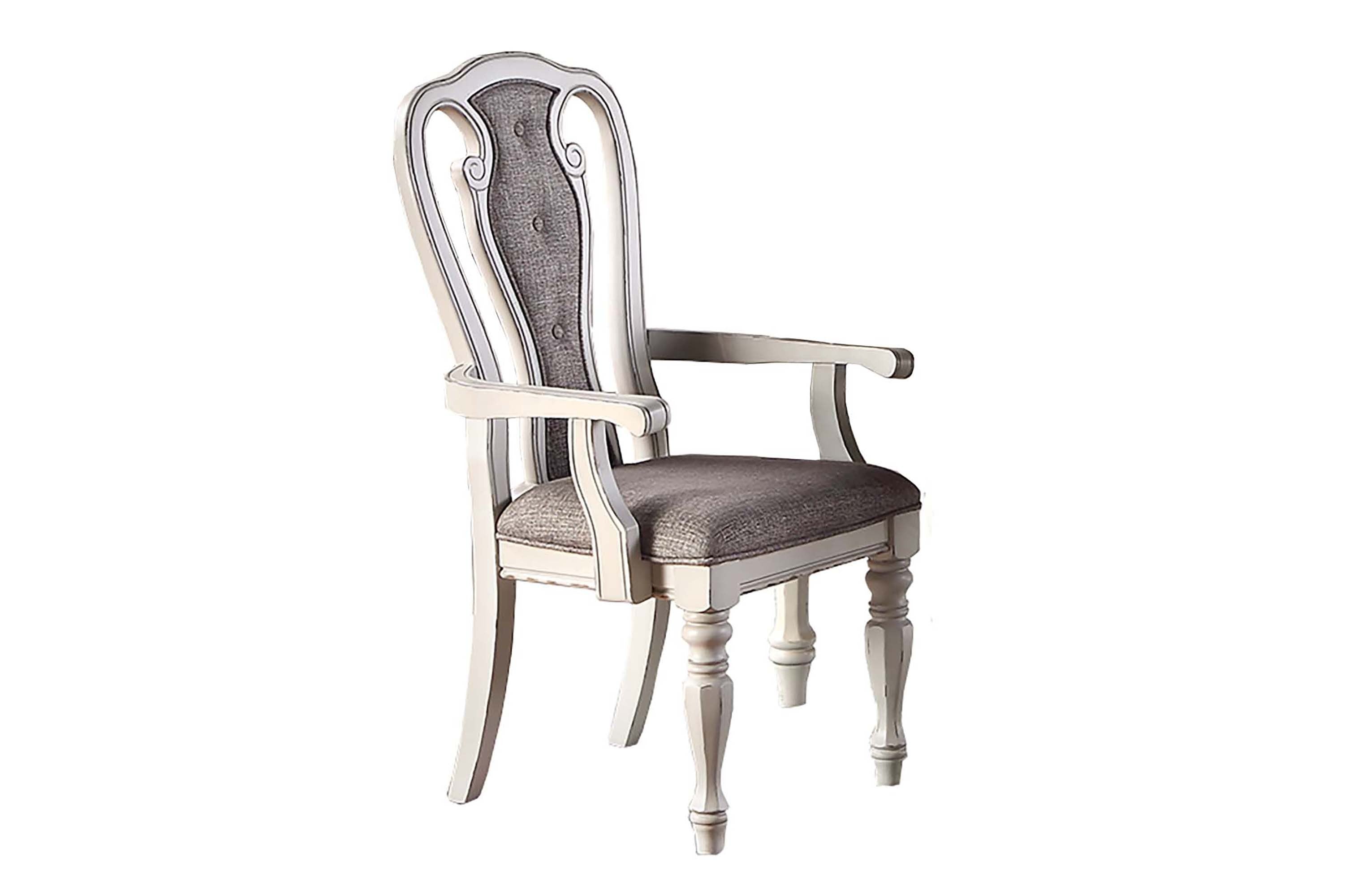 Dining Arm Chair - Antique White