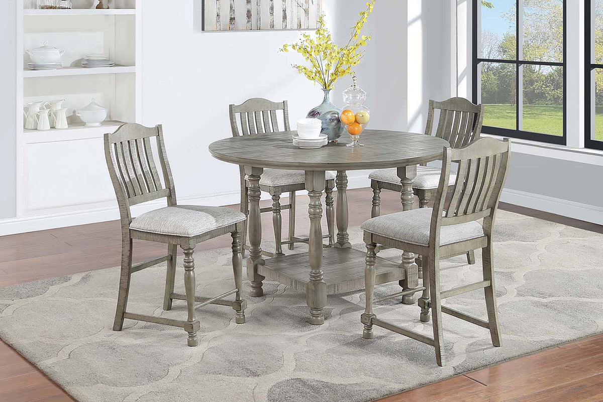 Counter Height Chair - Light Grey