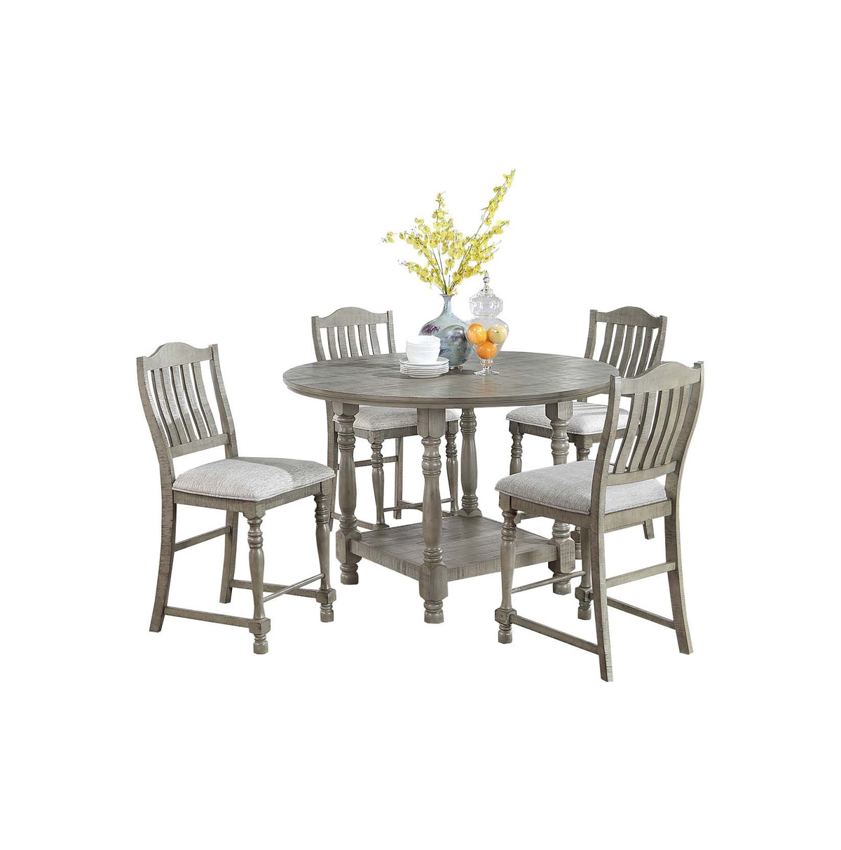 Counter Height Table - Light Grey