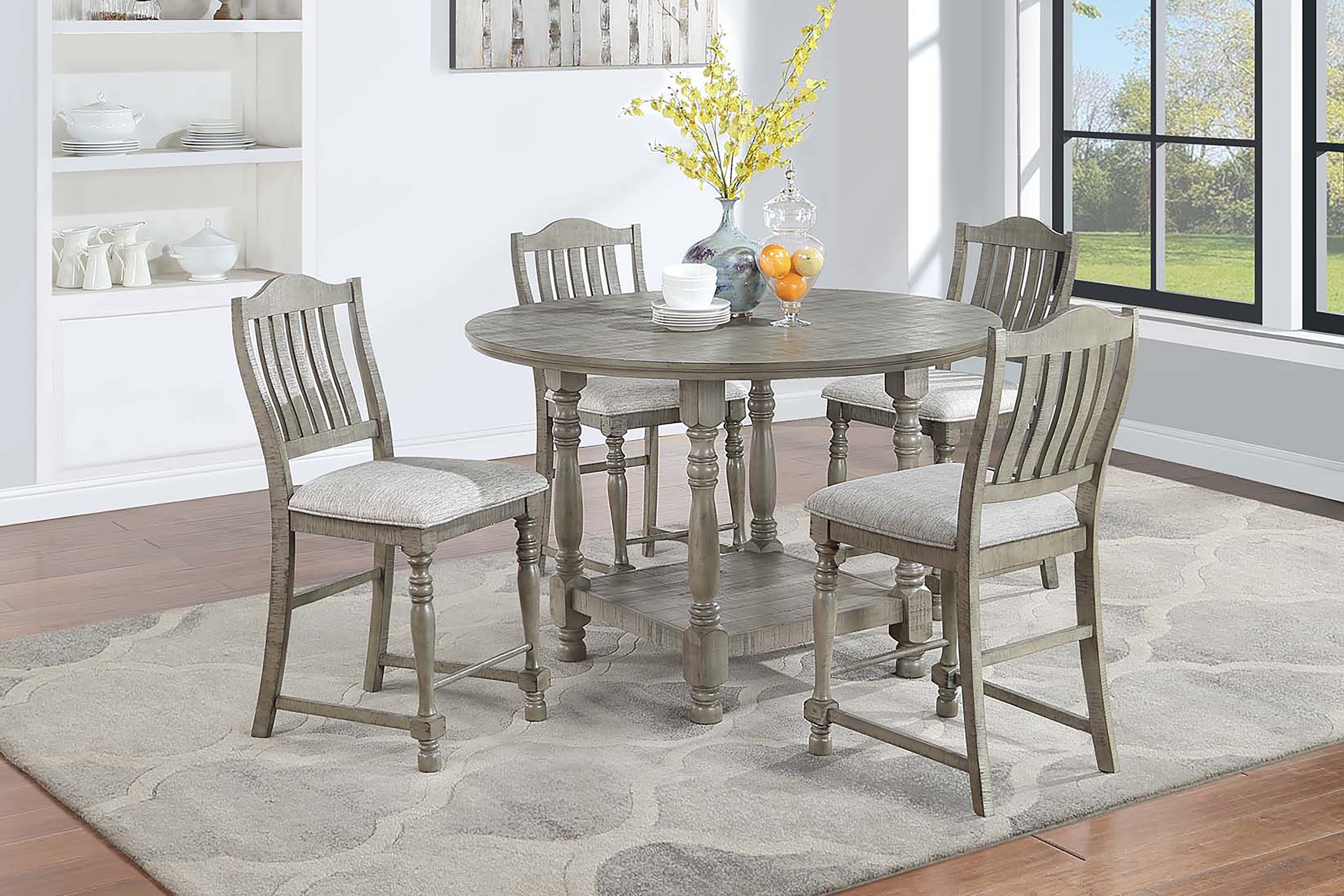 Counter Height Table - Light Grey