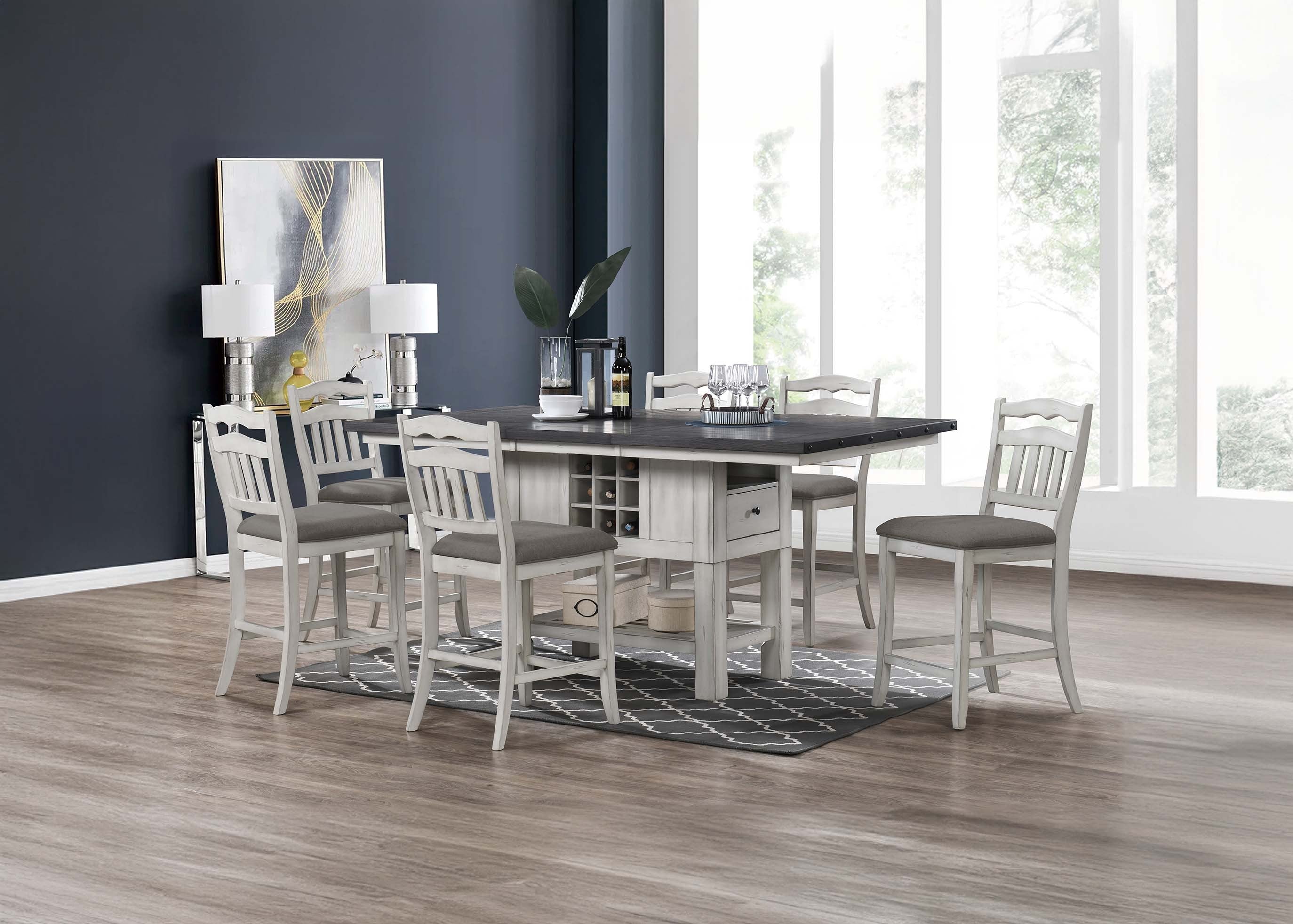 Counter Height Table - Antique White