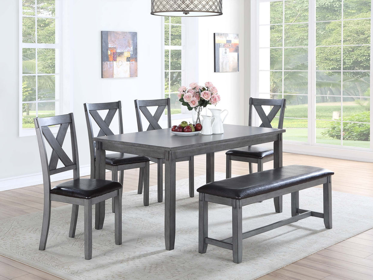 6-Pcs Dining Set - Grey