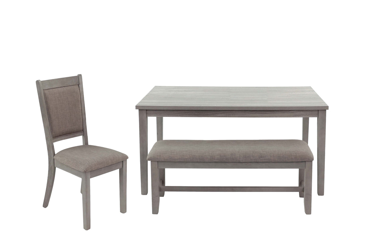 6-Pcs Dining Set - Rustic Grey