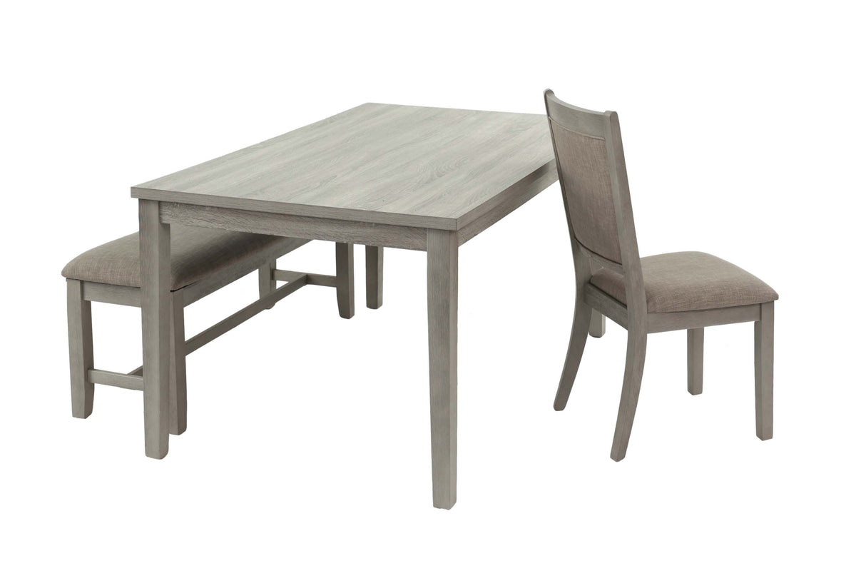 6-Pcs Dining Set - Rustic Grey