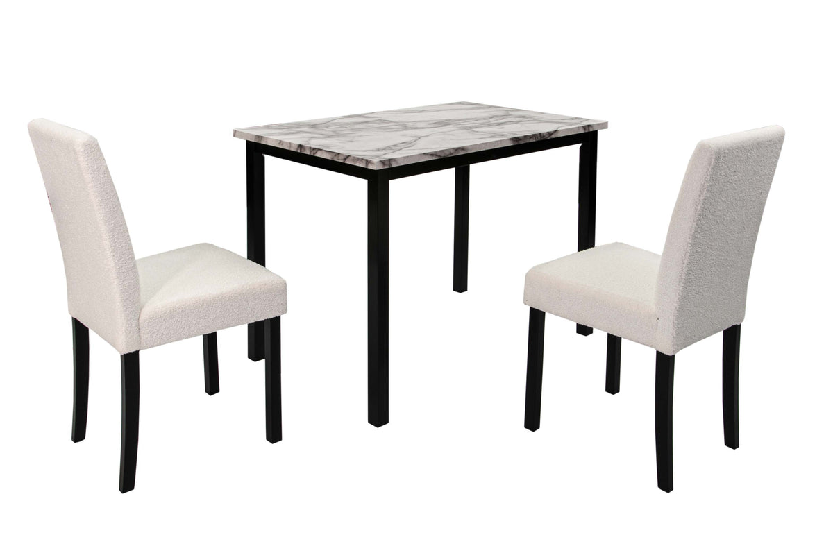 5-Pcs Dining Set - Black