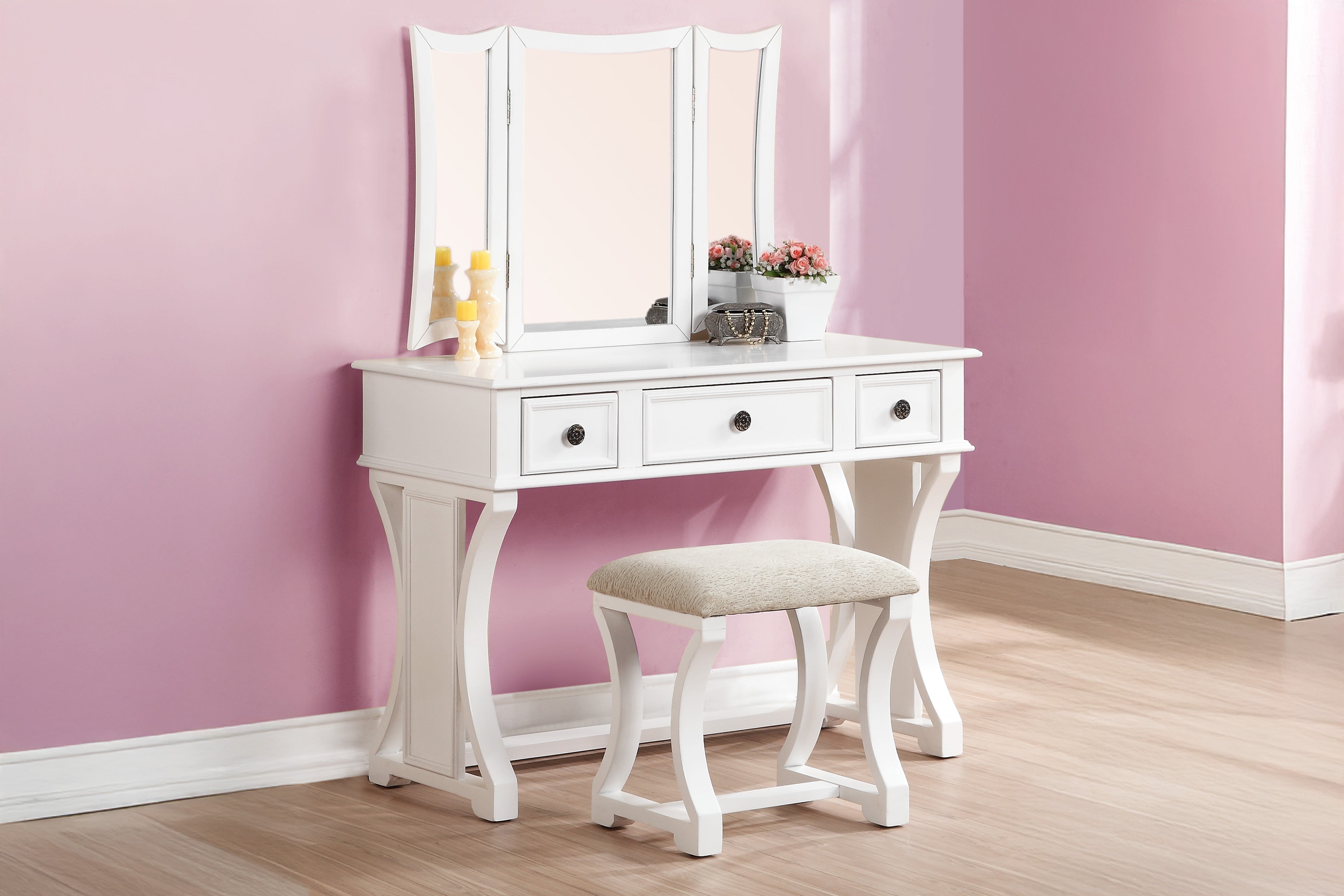 Vanity Set - White