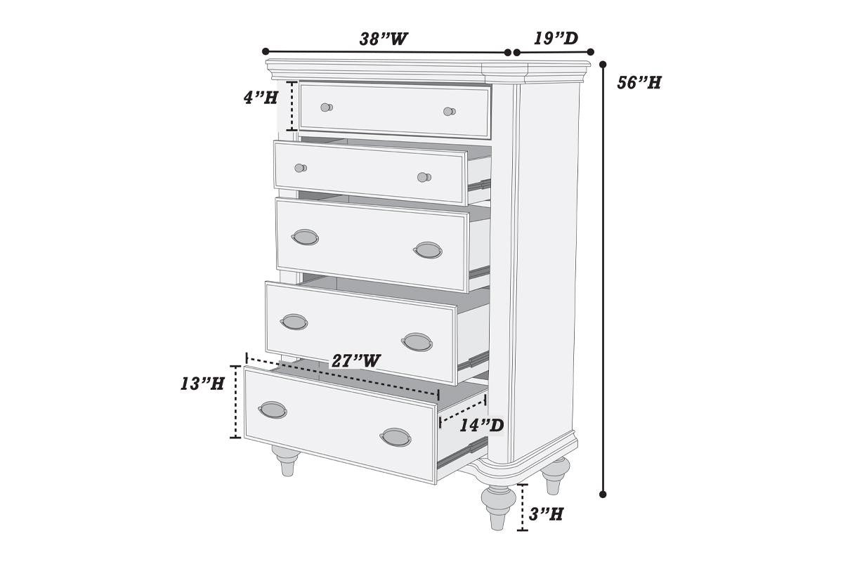 Chest - Antique Silver
