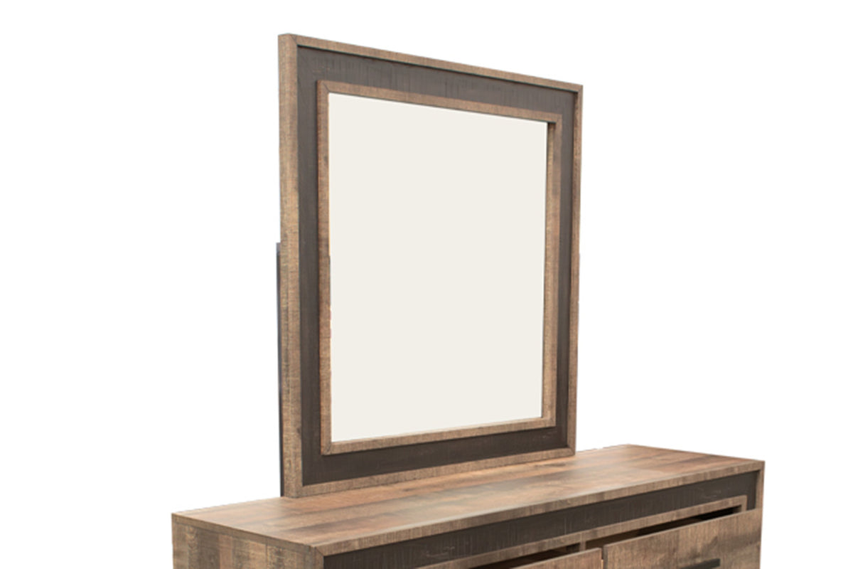 Mirror - Brown Rustic + Rustic Charcoal