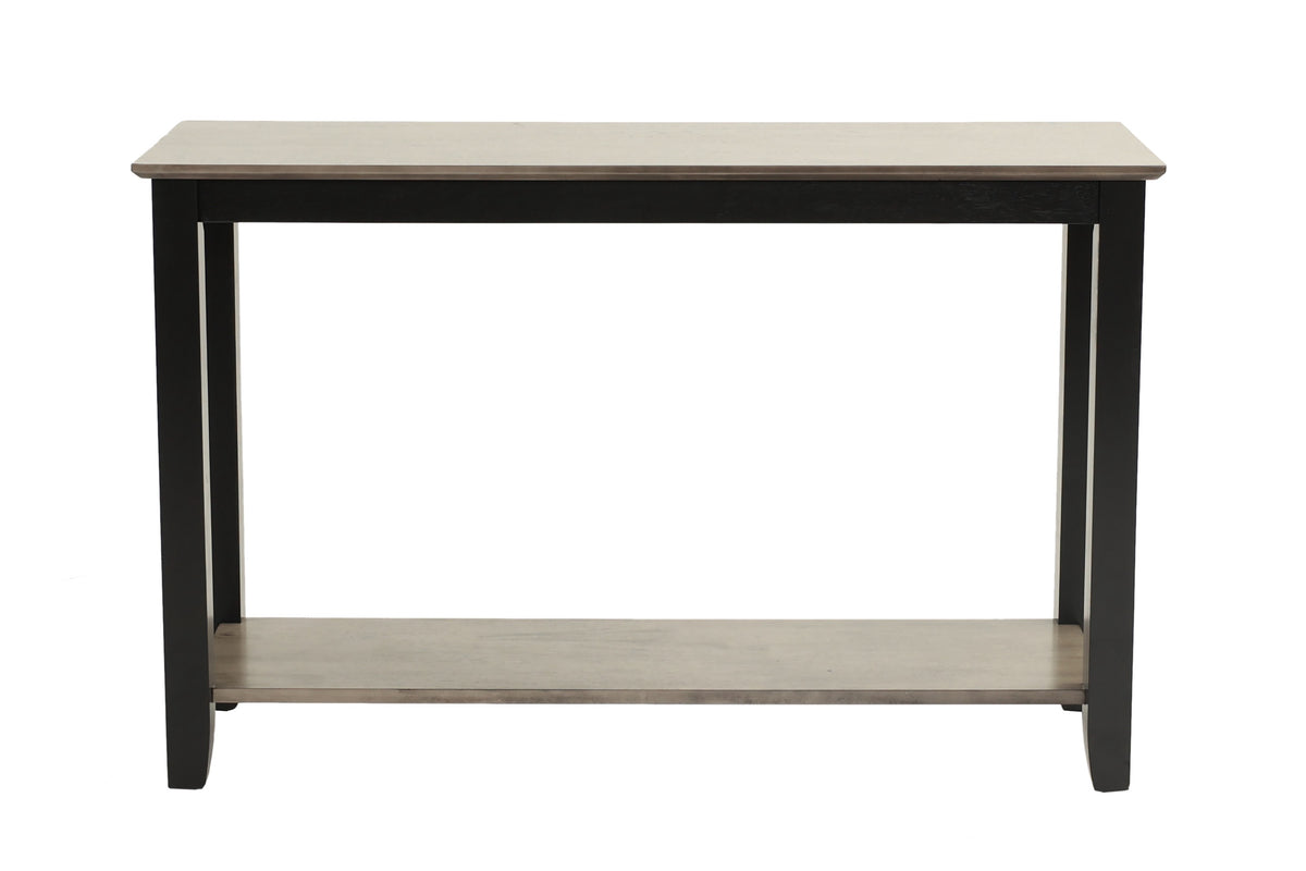Console Table - Gray/Black