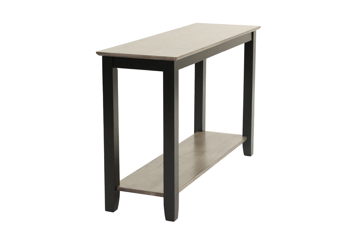 Console Table - Gray/Black