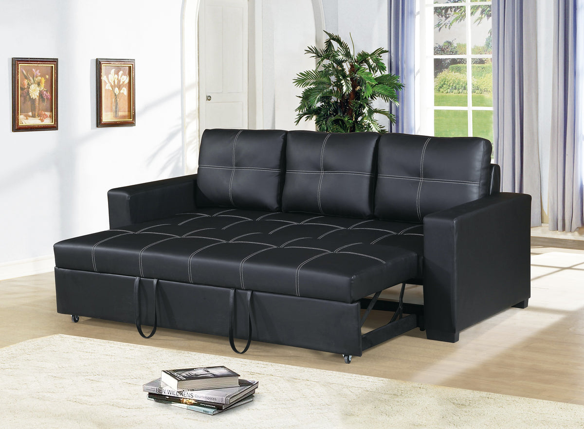 Convertible Sofa - Black