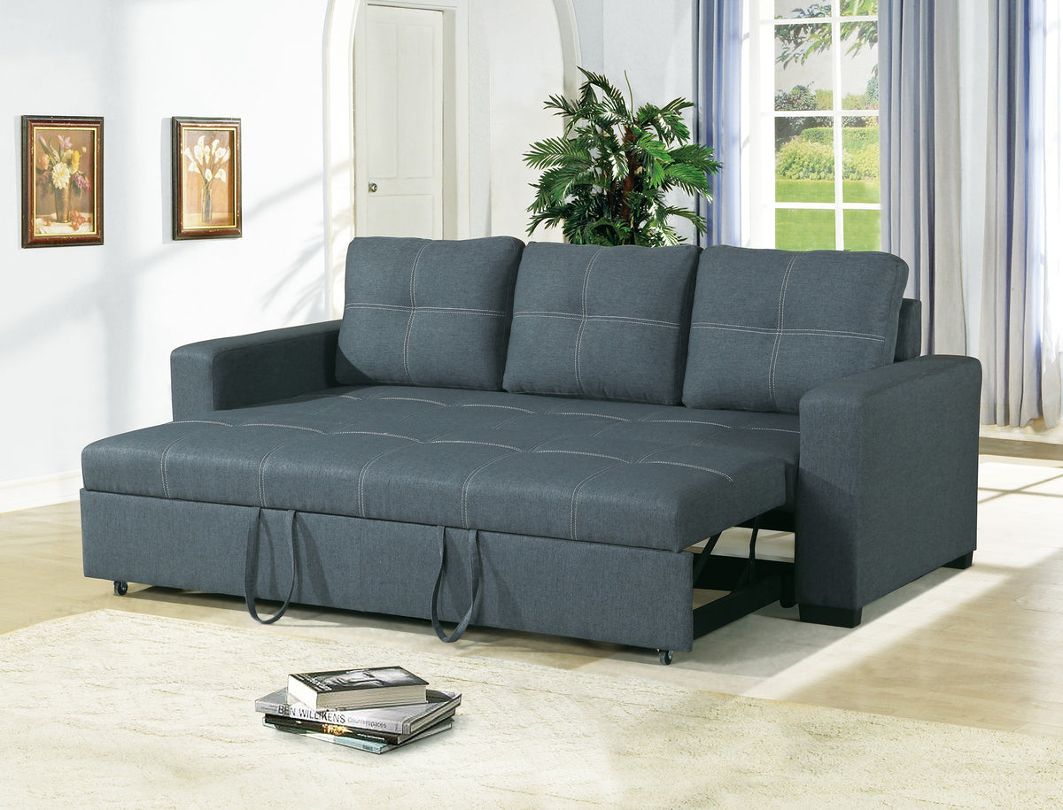 Convertible Sofa - Blue Grey