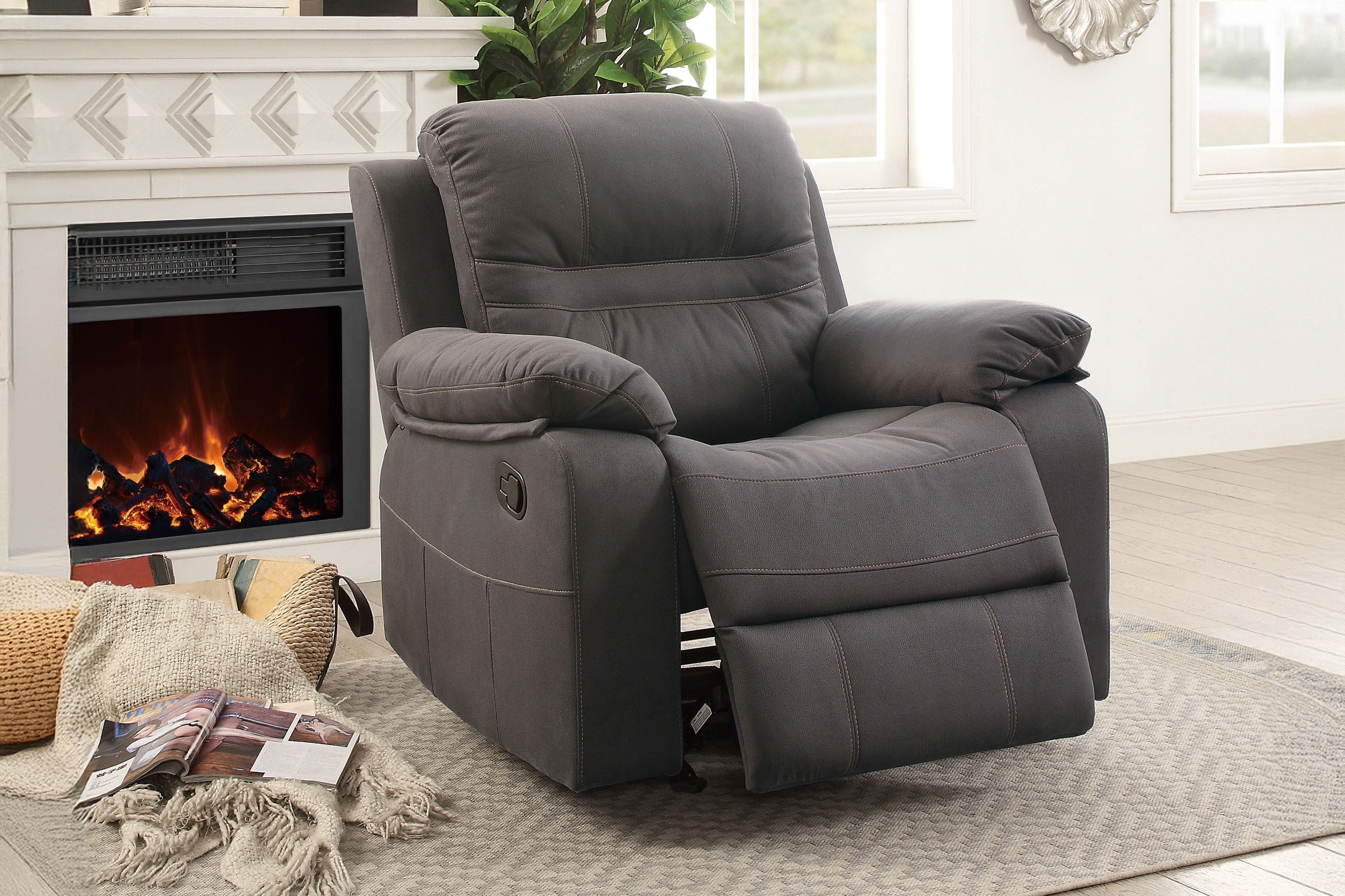 Rocker Recliner - Slate Blue