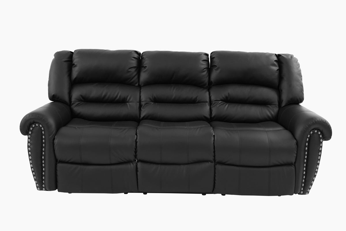 Recling Sofa - Black