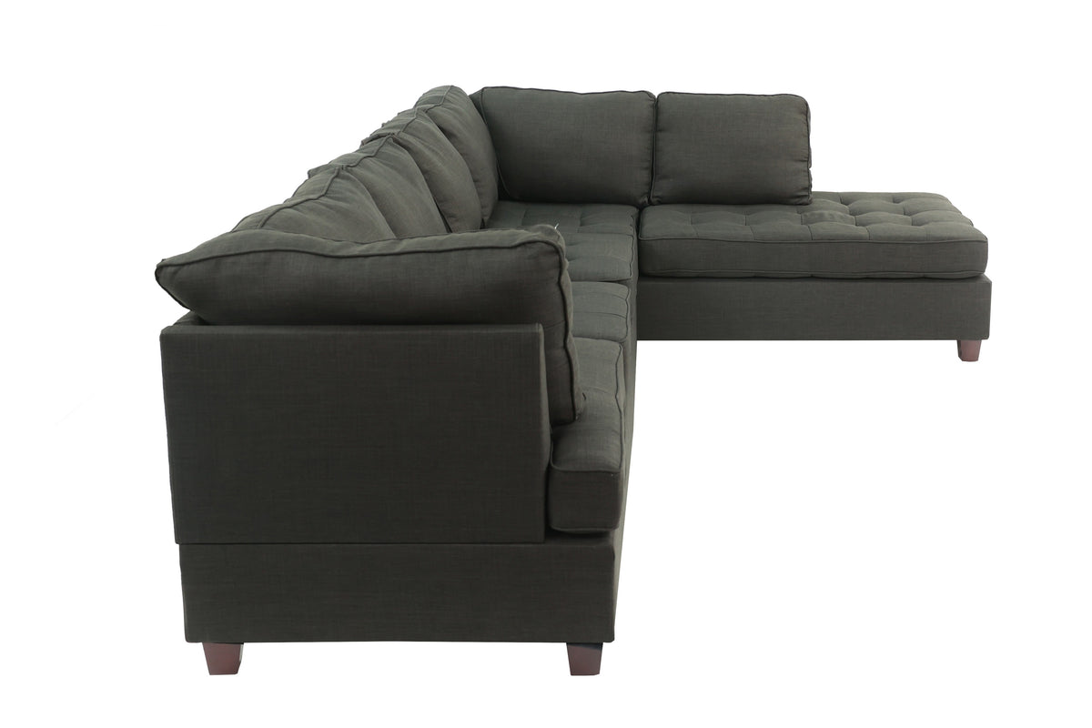 2-Piece Sectional Set W/ 2 Accent Pillows F6988-PDX