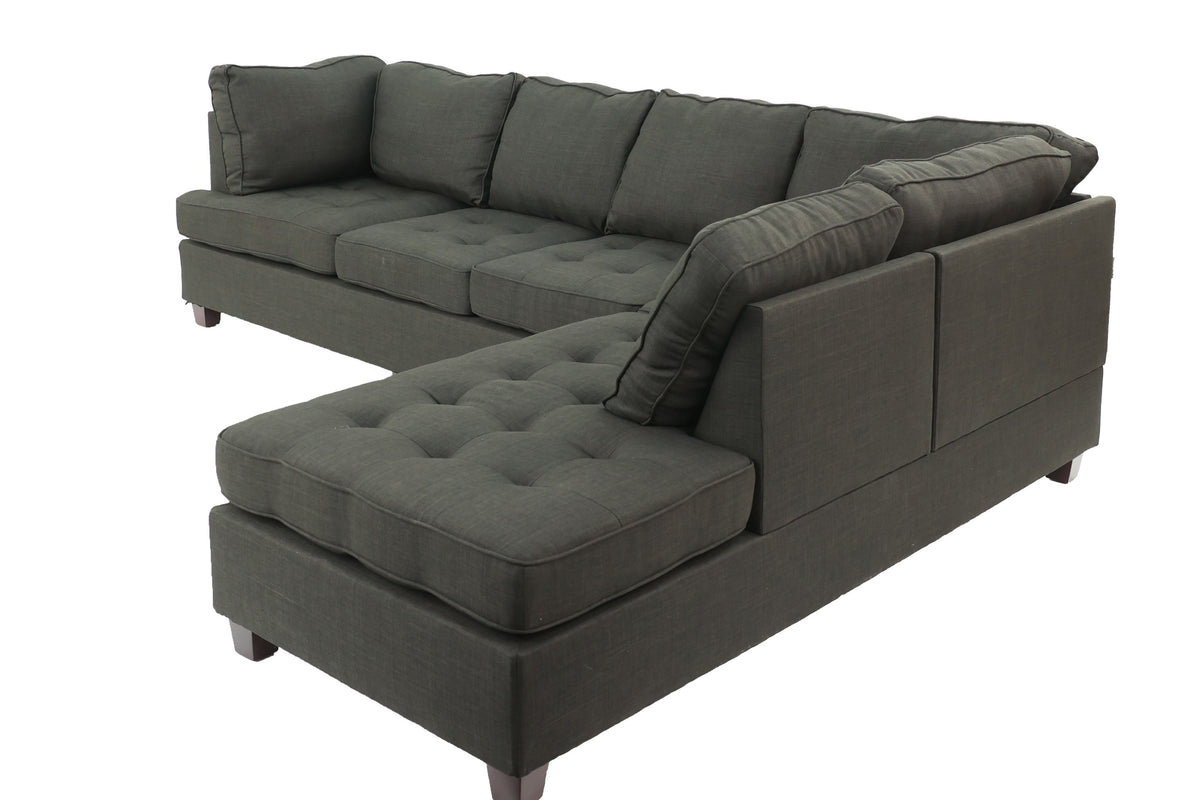 2-Piece Sectional Set W/ 2 Accent Pillows F6988-PDX