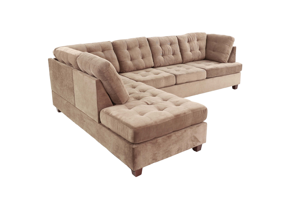 2-Pcs Sectional Sofa - Truffle