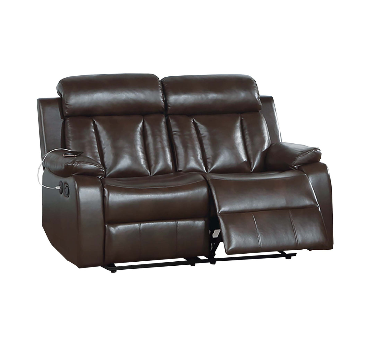 Recliner Loveseat - Brown