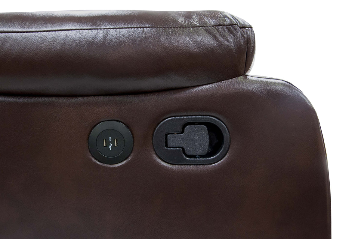 Recliner Loveseat - Brown