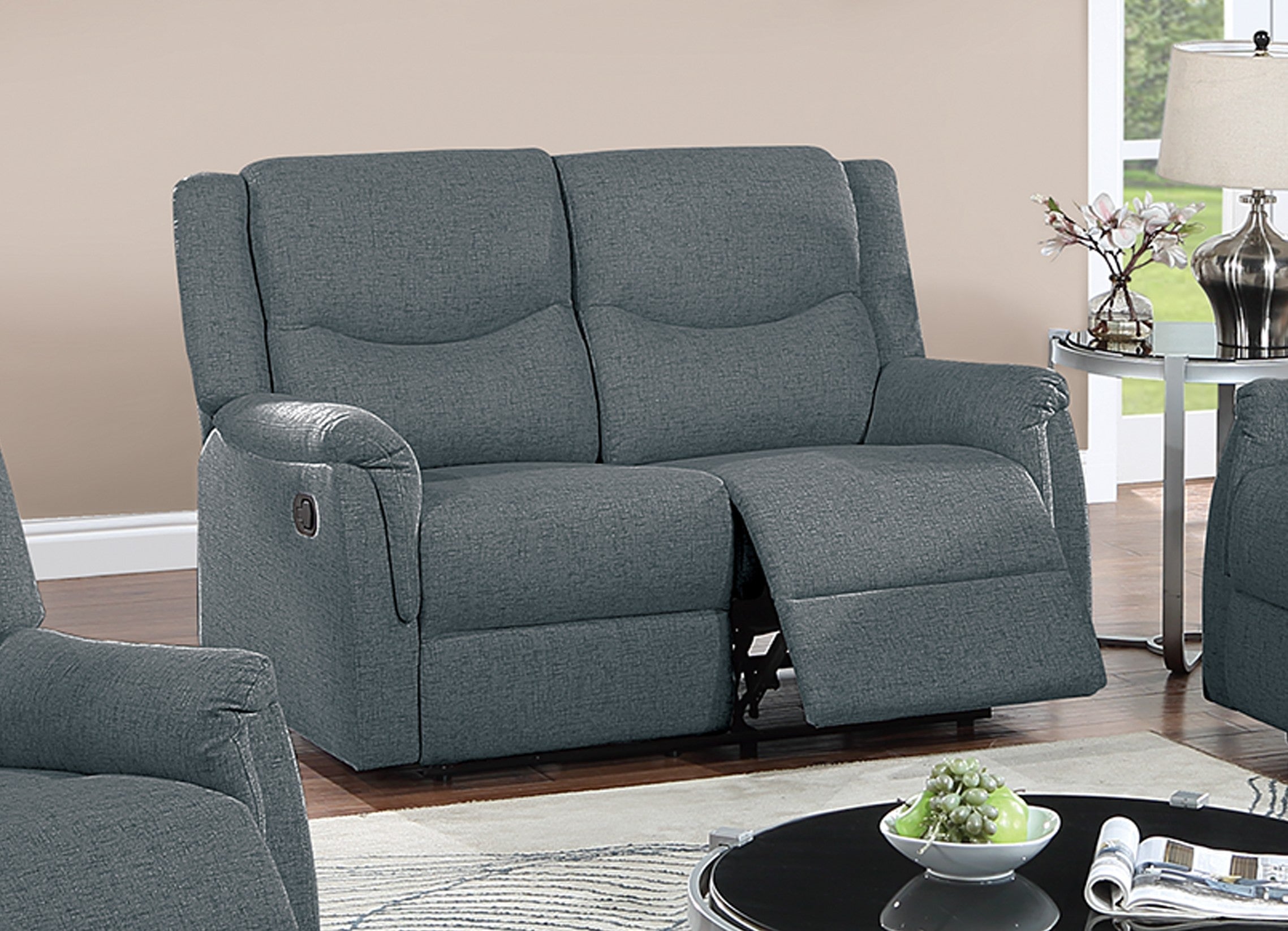 Recliner Loveseat - Dark Gray