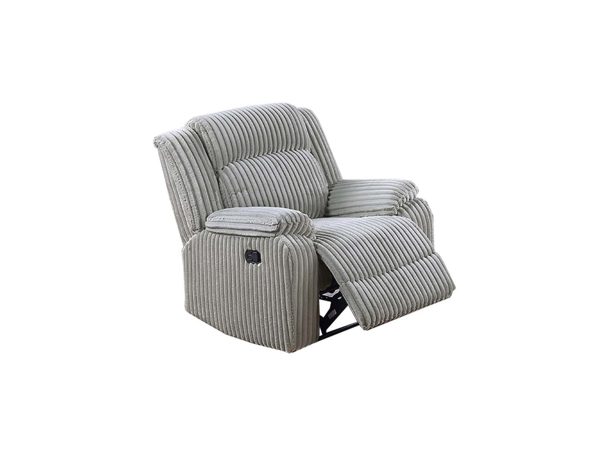 Recliner-Ash Fur Like Corduroy - Ash