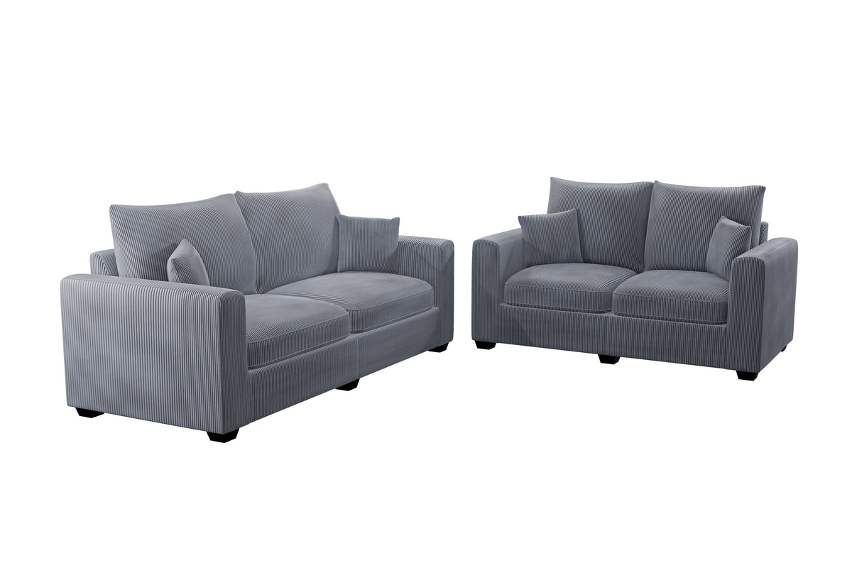 2-Pcs Sofa Set - Fog