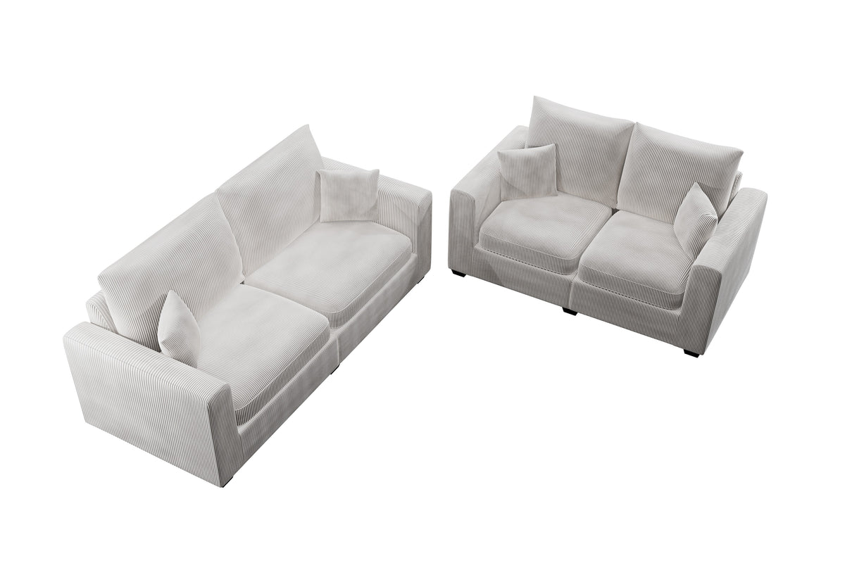 2-Pcs Sofa Set - Ivory