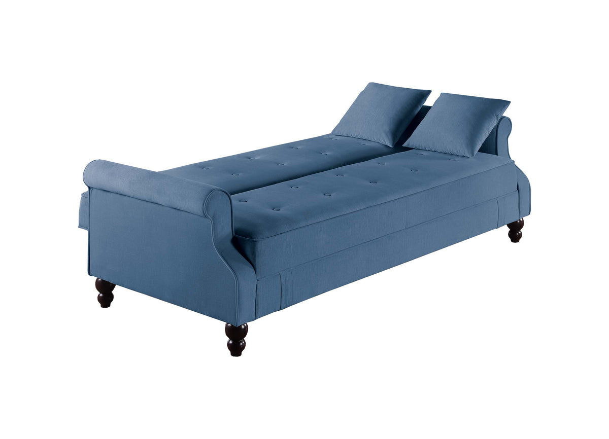 Adjustable Sofa - Gray /Espresso