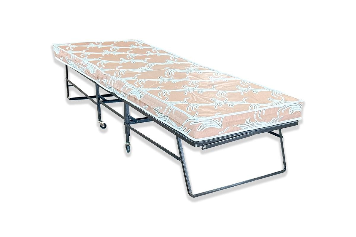 30" Rollaway With Fiber Mattress - Dark Brown