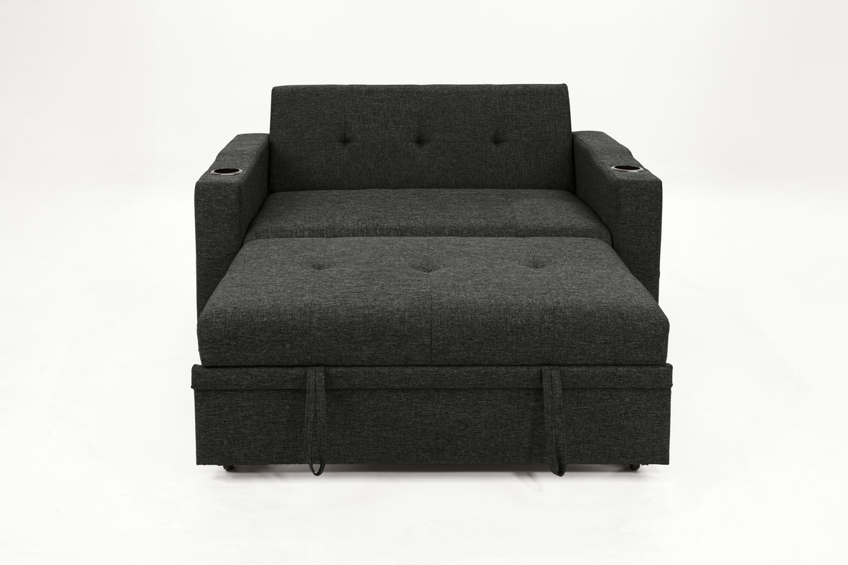 Convertible Sofa - Charcoal