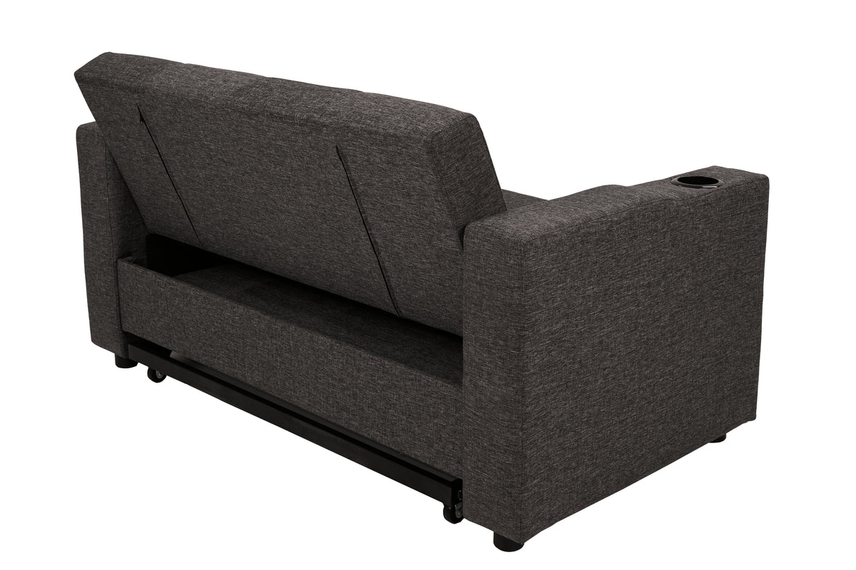 Convertible Sofa - Charcoal