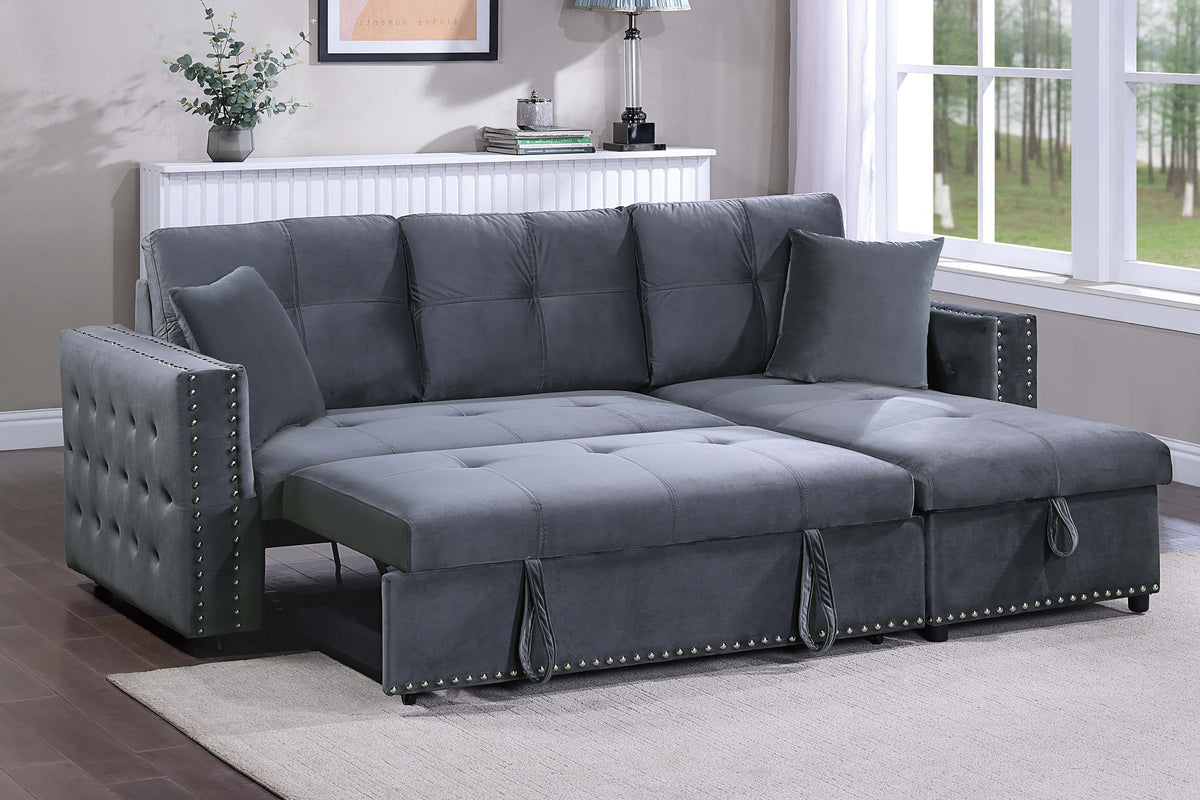 Convertible Sectional - Gray