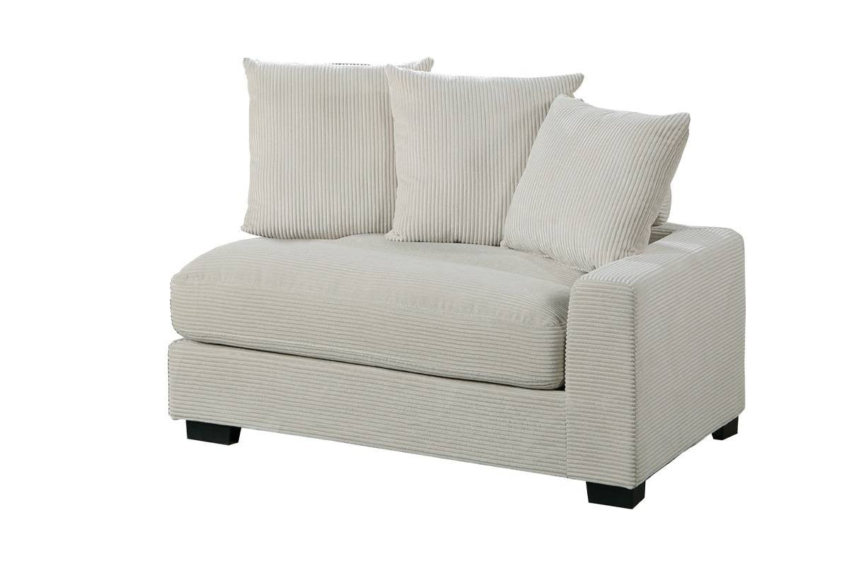 Right Arm Facing Chair - Beige