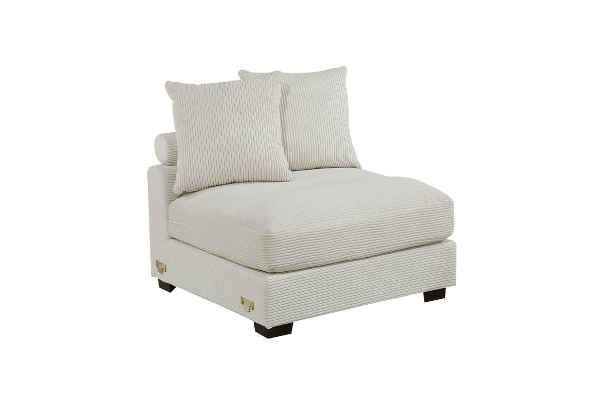 Armless Chair - Beige