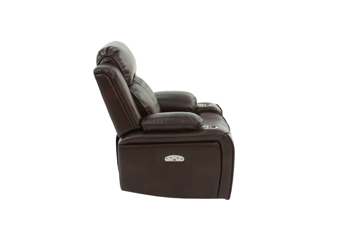 Power Recliner - Brown