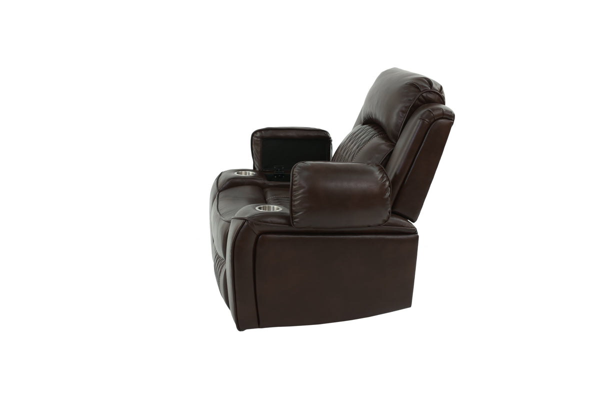 Power Recliner - Brown