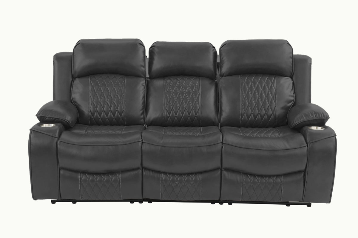 Power Sofa - Charcoal