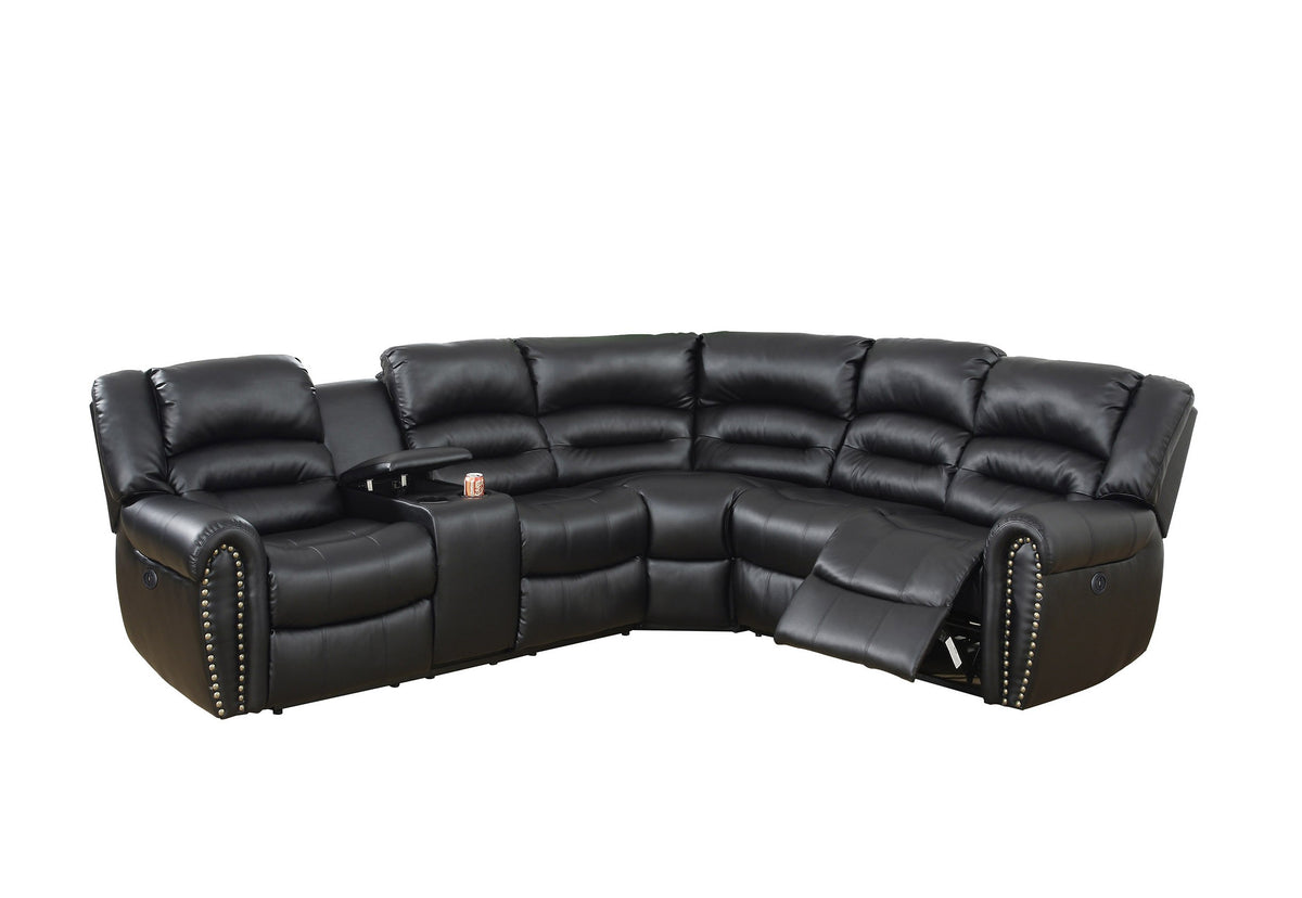3-Pc Sectional Set - Black