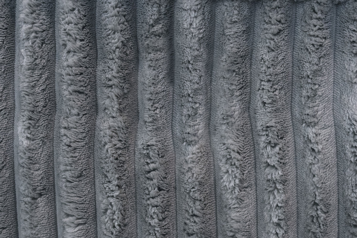 Power Motion Sectional-Smoke Fur Like Corduroy - Smoke