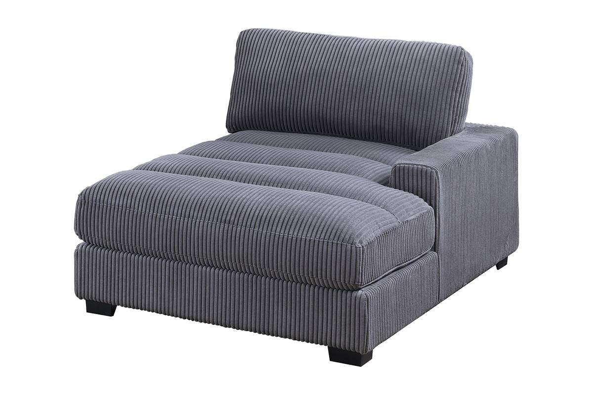 Right Arm Facing Chaise - Gray
