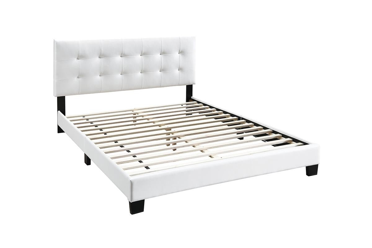 Full Bed/White Pu - White / Black