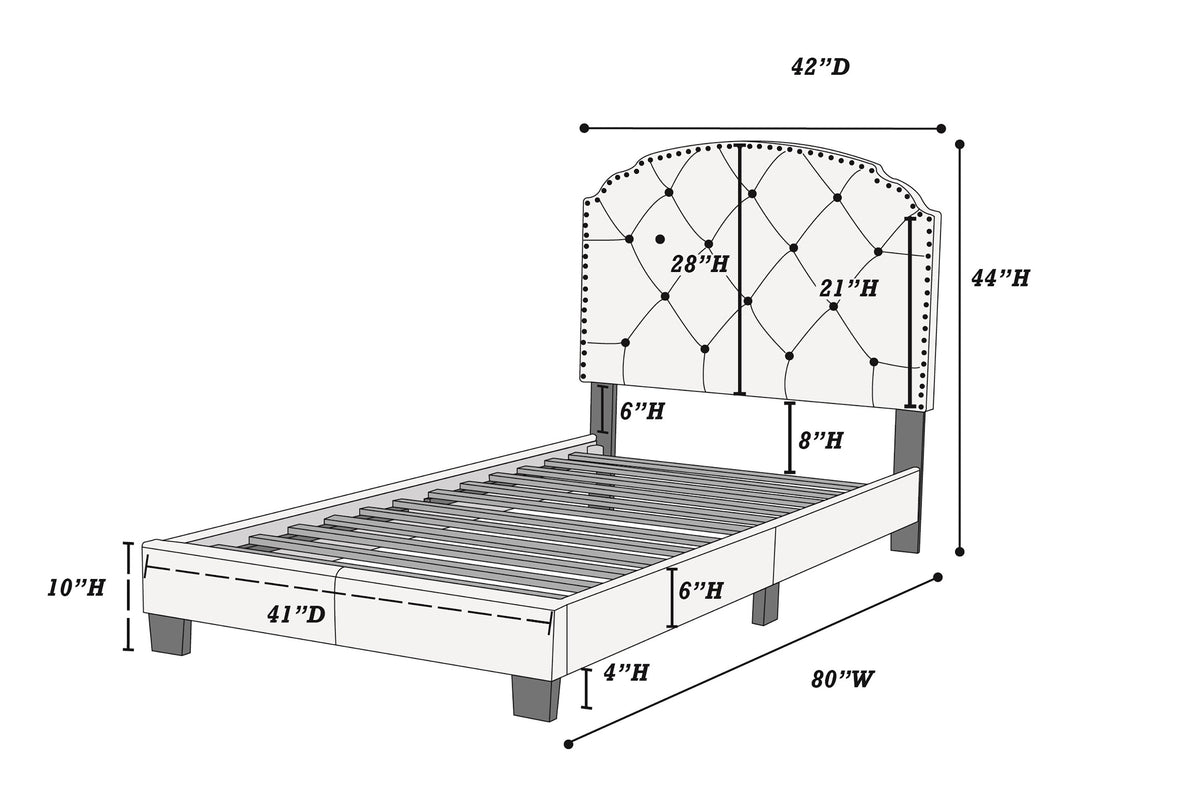 Twin Bed/Charcole Burplap - Charcoal / Black