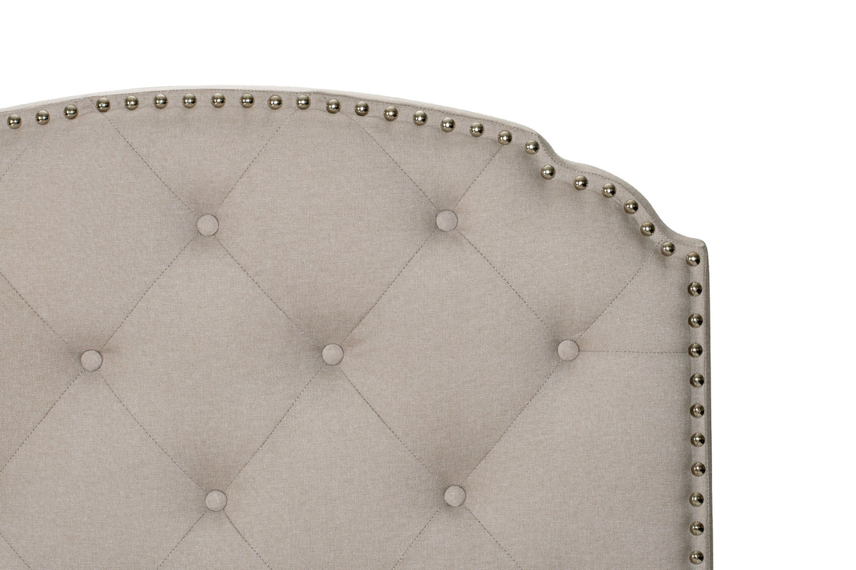 Twin Bed/Light Brown Burplap - Light Brown / Black