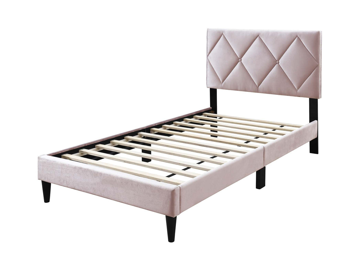 Twin Bed - Light Pink