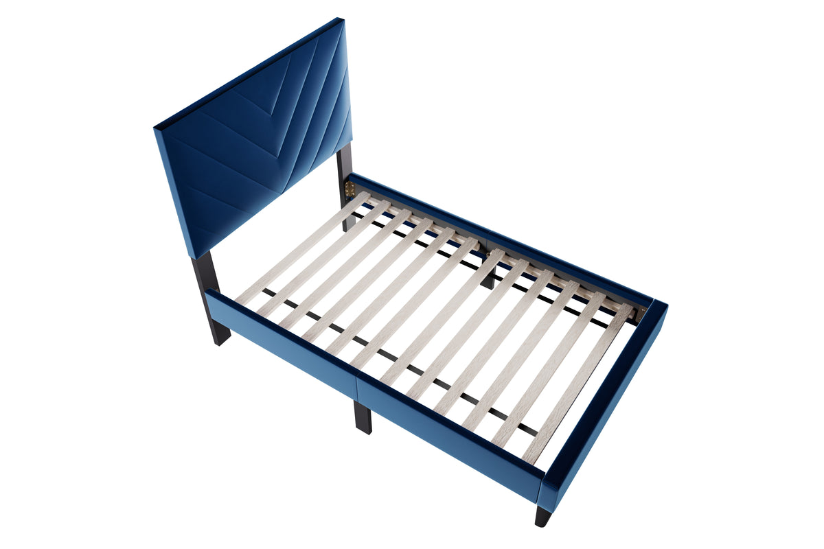 Twin Bed - Navy Blue