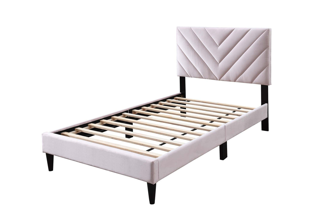 Twin Bed - Light Pink