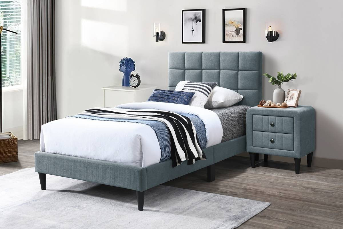 Full Bed - Gray
