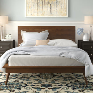 HM2070BR-1* -- Queen Platform Bed, Brown
